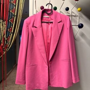 Alice + Olivia Vibrant Pink Blazer